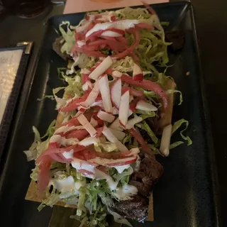 Tostadas De Carne