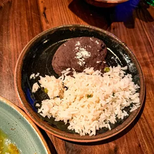 Side of rice and beans