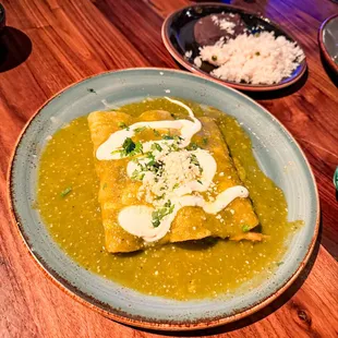 Enchiladas Verdes