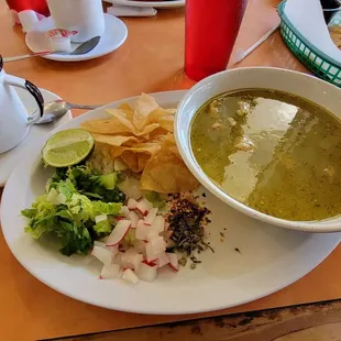 Rico pozole y Cafe de Olla