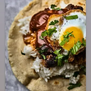 Loco moco taco