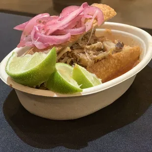 Torta de carnitas