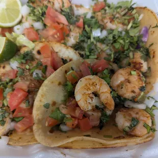 Shrimp tacos
