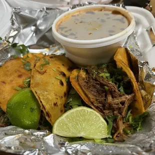 Birria tacos