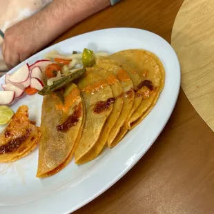 a plate of food on a table