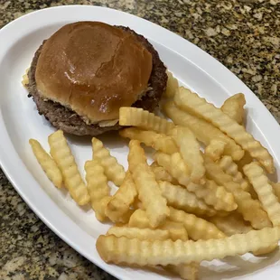 Kids cheeseburger