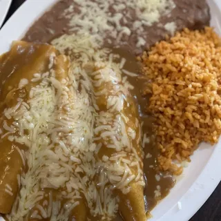Enchiladas con gravy