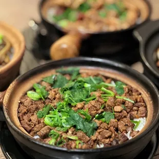 Goose clay pot rice