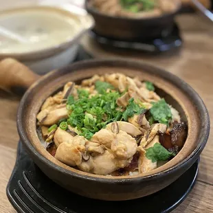 Chinese Sausage, Mushroom with Chicken