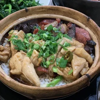 C12. Chicken with Chinese Sausage Rice Casserole