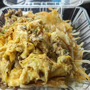 Ground Beef Scramble with Hash Browns