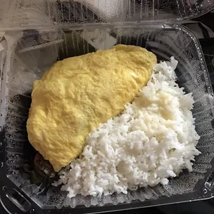 Western omelet w/ rice