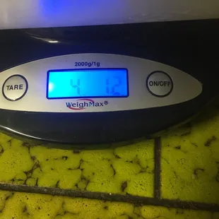 My chicken chop suey chow main weighs 4 pounds 1.2 ounces