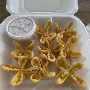 Cheese wontons. My favorite!