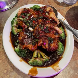 chicken and broccoli