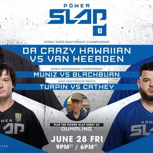 Power Slap 8, June 28 2024, History will be made.......