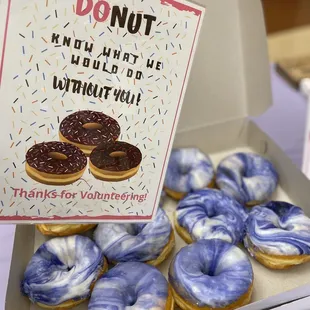 Thanks Masters Donuts for the generous donation of 5 dozen donuts to the Relay for Life and American Cancer Society
