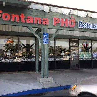 Fontana Pho at dusk