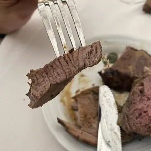 What&apos;s supposed to be Medium rare steak.