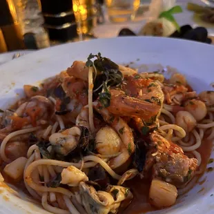 Specially made Spaghetti ai Frutti di Mare