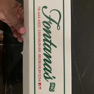 Nice packaging for the sandwich