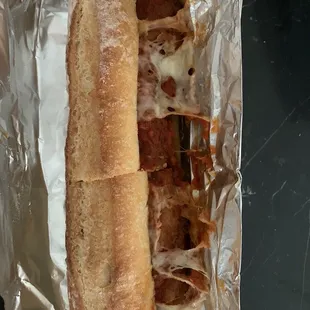 Chicken parm hero Sandwhich