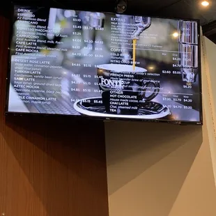 beverage menu