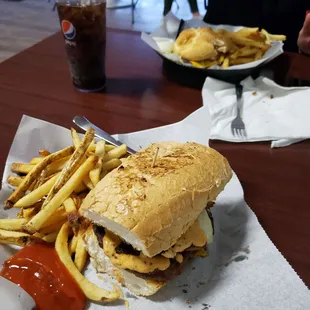 Raging Cajun sandwich