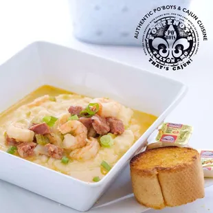 Friday special Shrimp and Grits