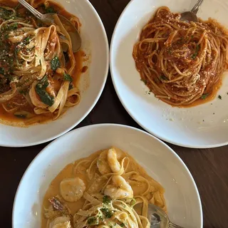 Fettuccini Scallop& shrimp