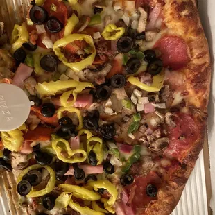 The Fonzarelli!!! Loaded with toppings and goodness!