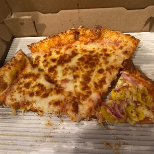 pizza, food