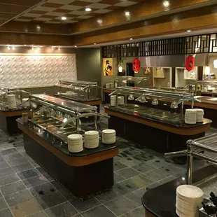 a view of the buffet