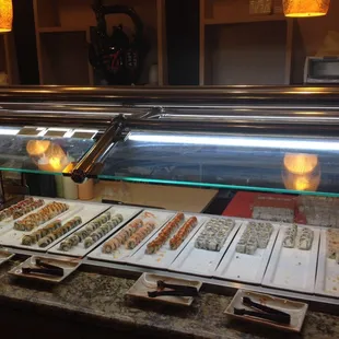 sushi and sashimi, interior