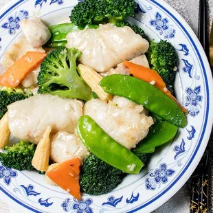 Fish Fillet with Vegetables