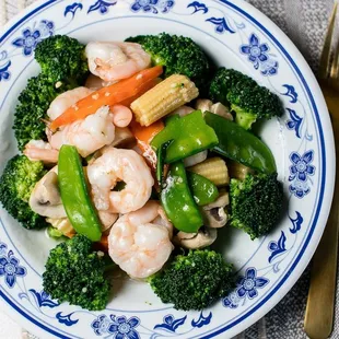 Shrimp with Broccoli