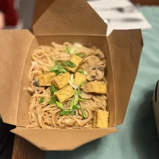 Wild Ginger and Mushroom Noodles - Japan