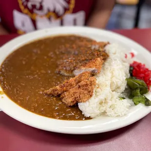 Curry Rice w/ Pork Cutlet