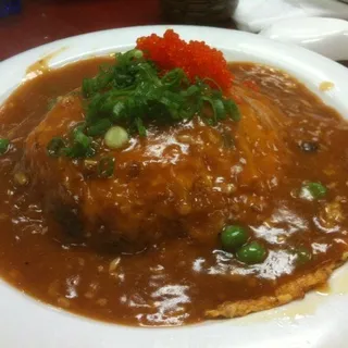 Crab Omelet on Rice w/ Crab Gravy