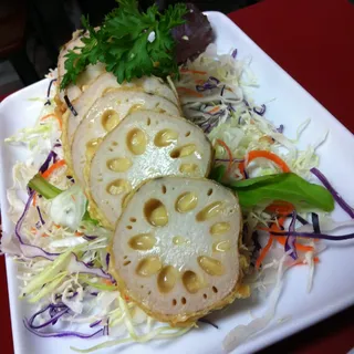 Fried Lotus Root w/ Miso
