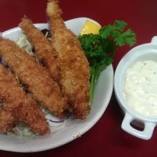 Deep-Fried Female Caplin Fish