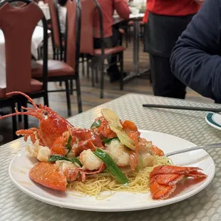 Lobster noodles