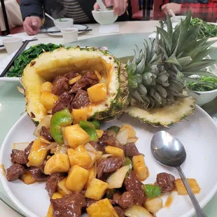 Pineapple beef - sweet and tender!