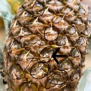 Moldy fruit that is ALWAYS out for shoppers to buy ‍  (I always receive fruit like this too! )