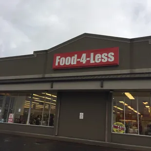 the front of the store