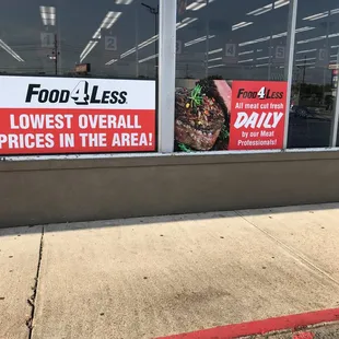 the outside of a store