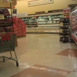 a grocery store aisle