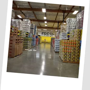 the inside of a warehouse