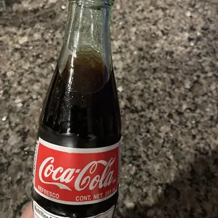 a bottle of coca cola