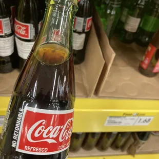 a bottle of coca cola